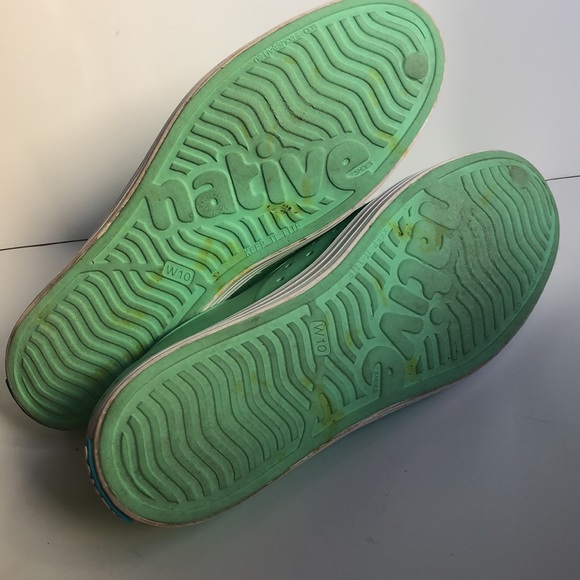 Native Shoes Jericho Fresco green slip-on, size 10 - Picture 7 of 8